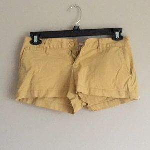 Yellow Mossimo shorts.